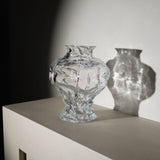 Ammonit Vase Stor - Klart Glass