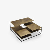 Lowlands Golden Brass - Sofabord - Flere varianter