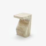 Stump Sidebord - Travertine