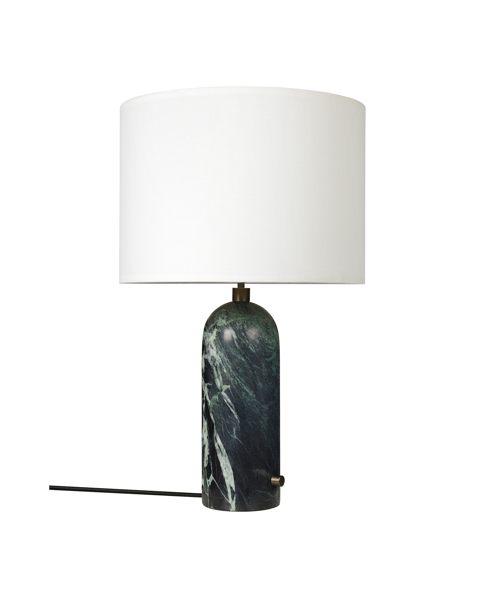 Gravity bordlampe Large – Emerald / White