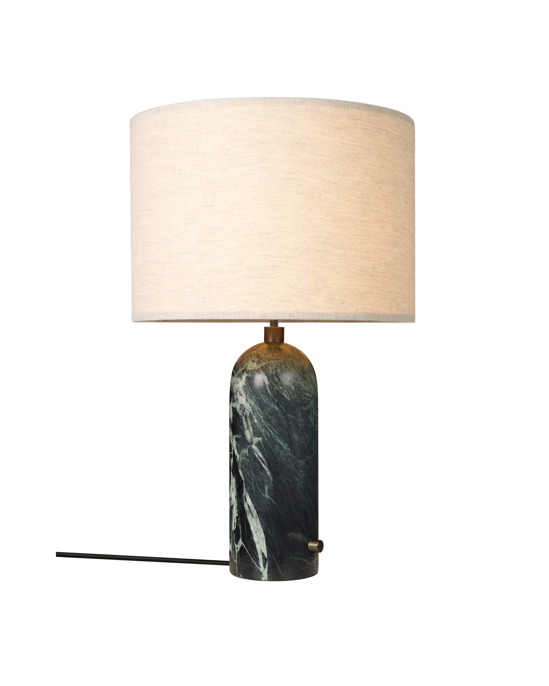 Gravity bordlampe Large – Emerald / Canvas