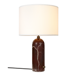 Gravity bordlampe Large – Maroon / White