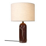 Gravity bordlampe Large – Maroon / Canvas
