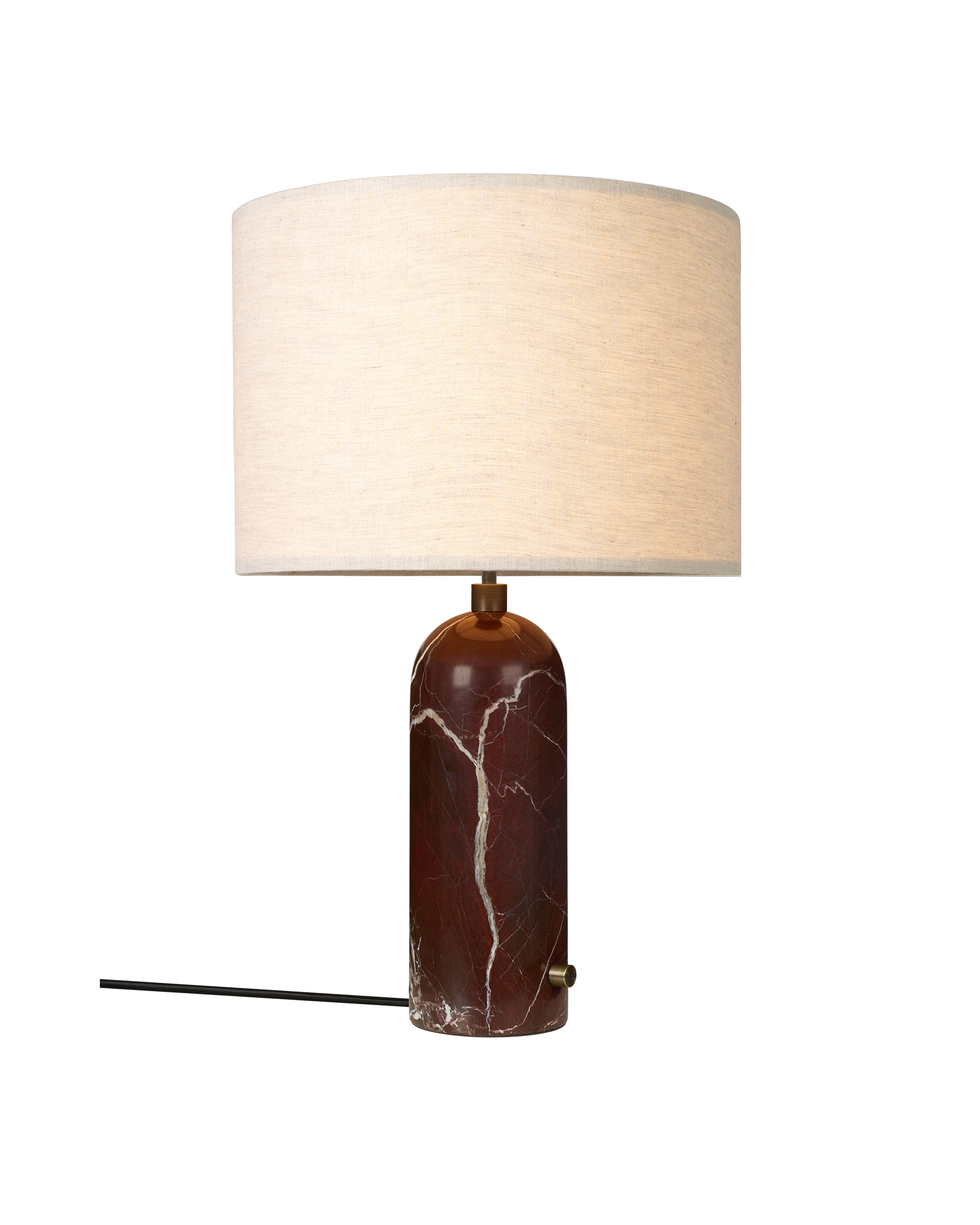 Gravity bordlampe Large – Maroon / Canvas