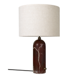 Gravity bordlampe Large – Maroon / Canvas