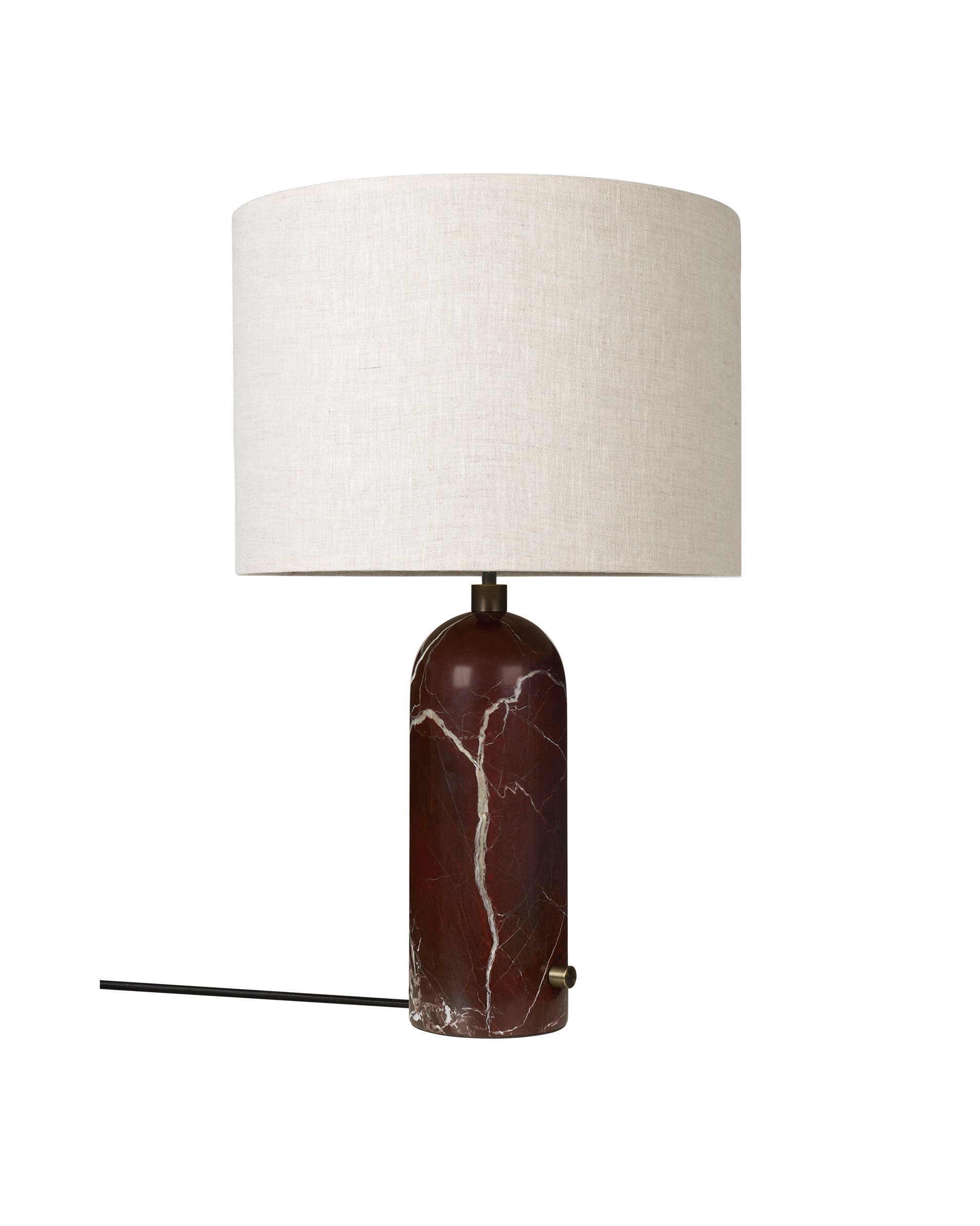Gravity bordlampe Large – Maroon / Canvas