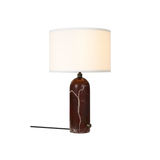 Gravity bordlampe Small – Maroon / White