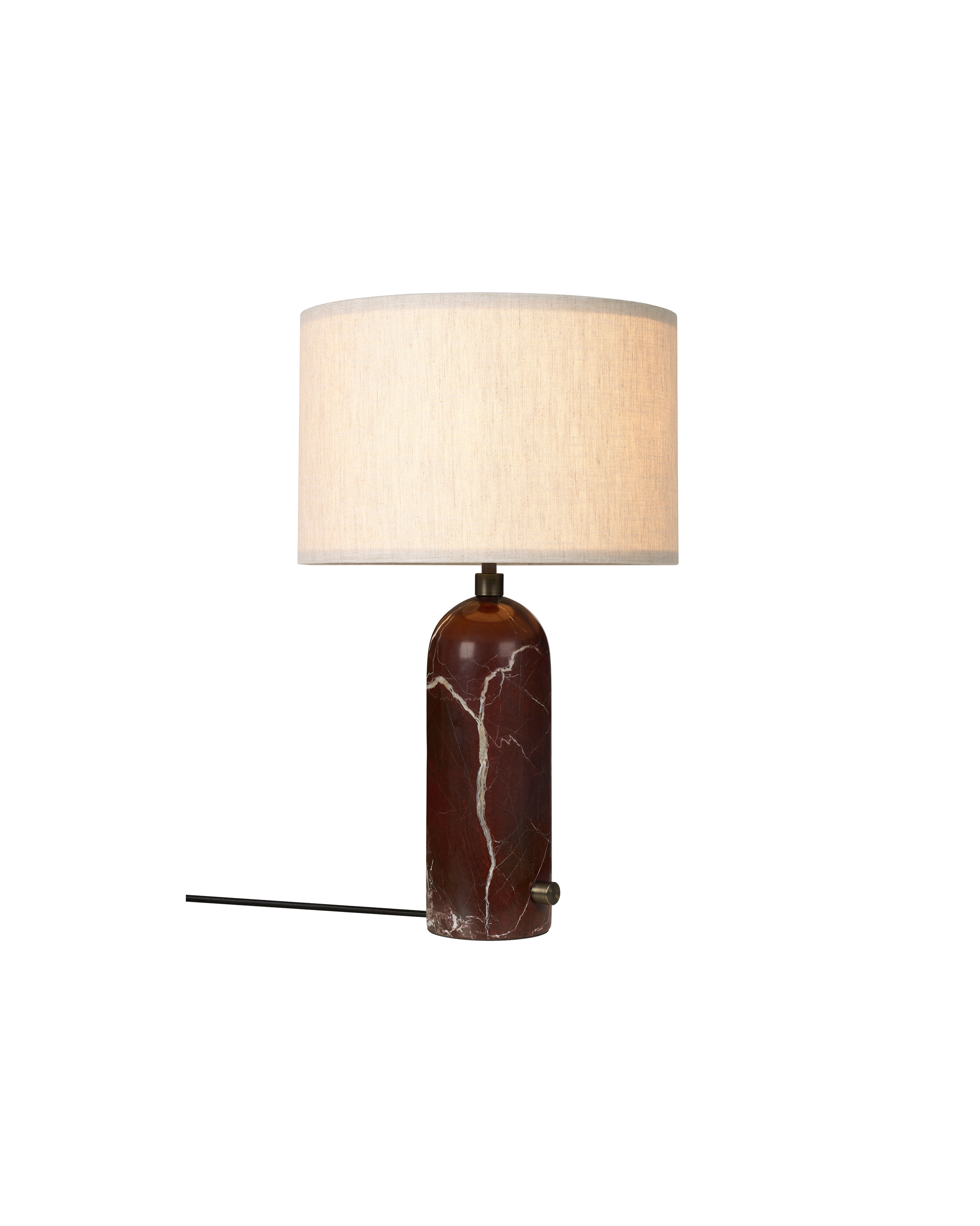 Gravity bordlampe Small – Maroon / Canvas