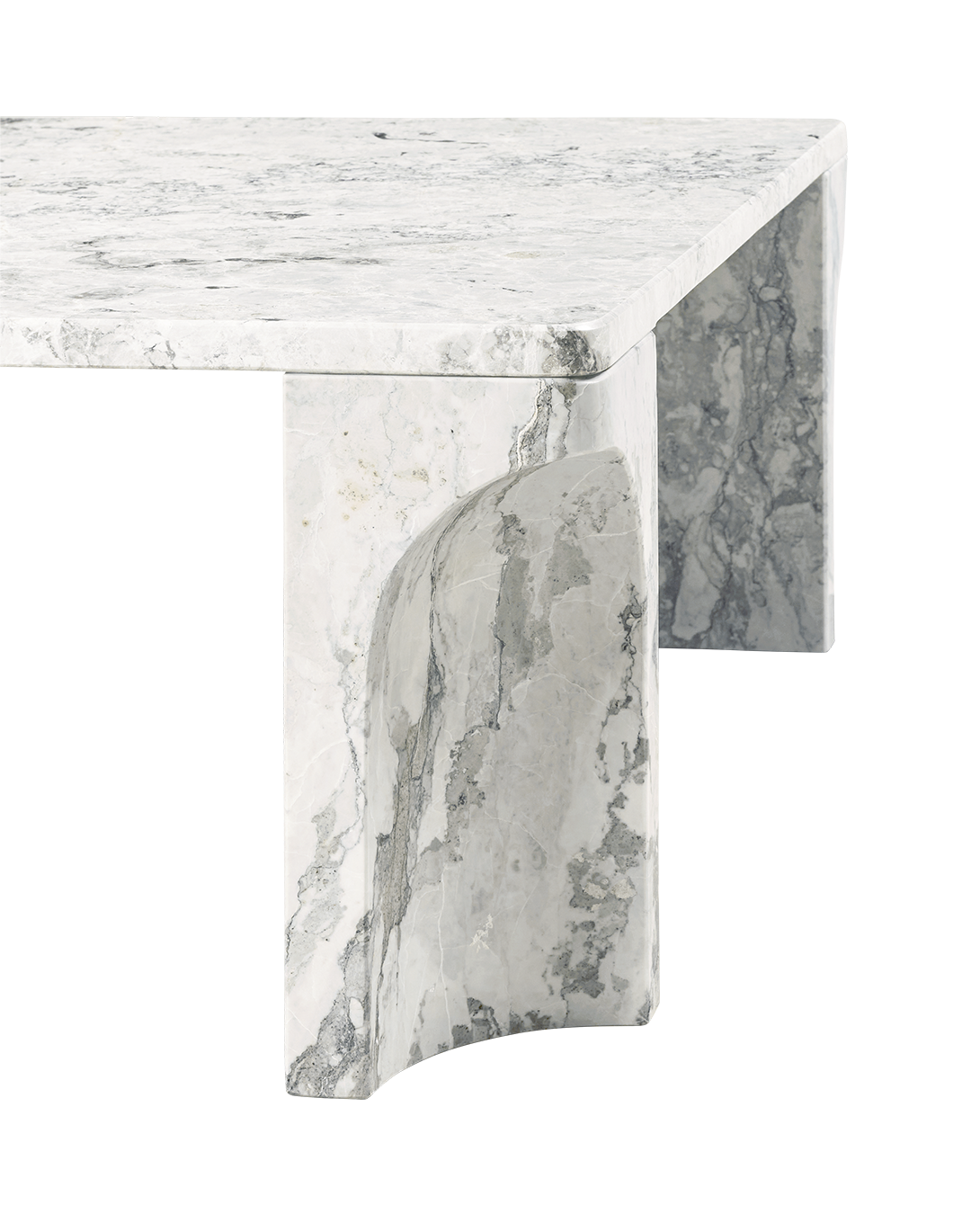 Doric sofabord 80 × 80 cm – Stormy Gray