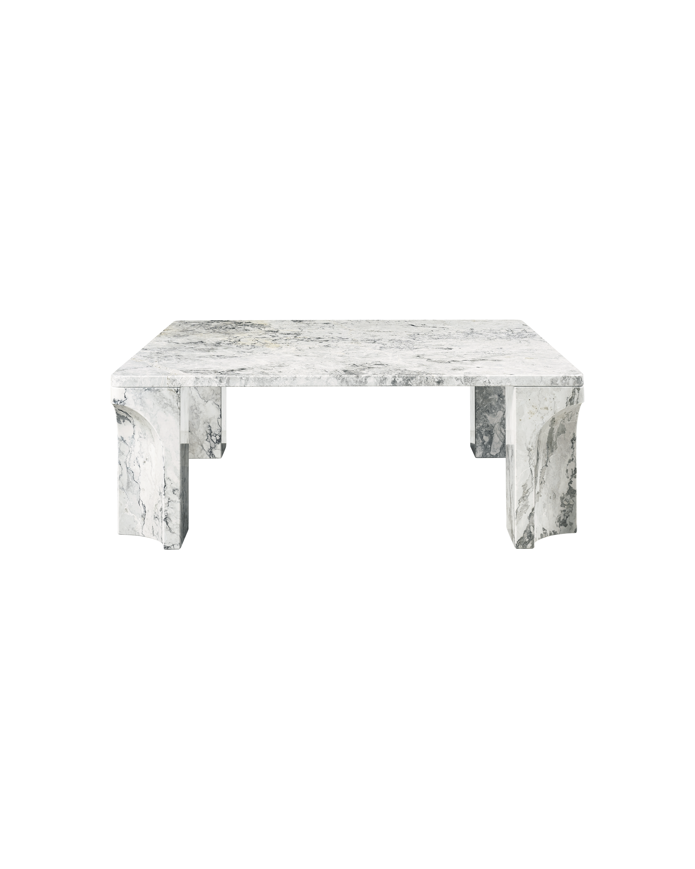 Doric sofabord 80 × 80 cm – Stormy Gray