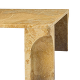 Doric sofabord 80 × 80 cm – Honey Amber