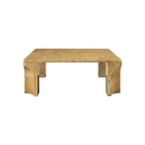 Doric sofabord 80 × 80 cm – Honey Amber