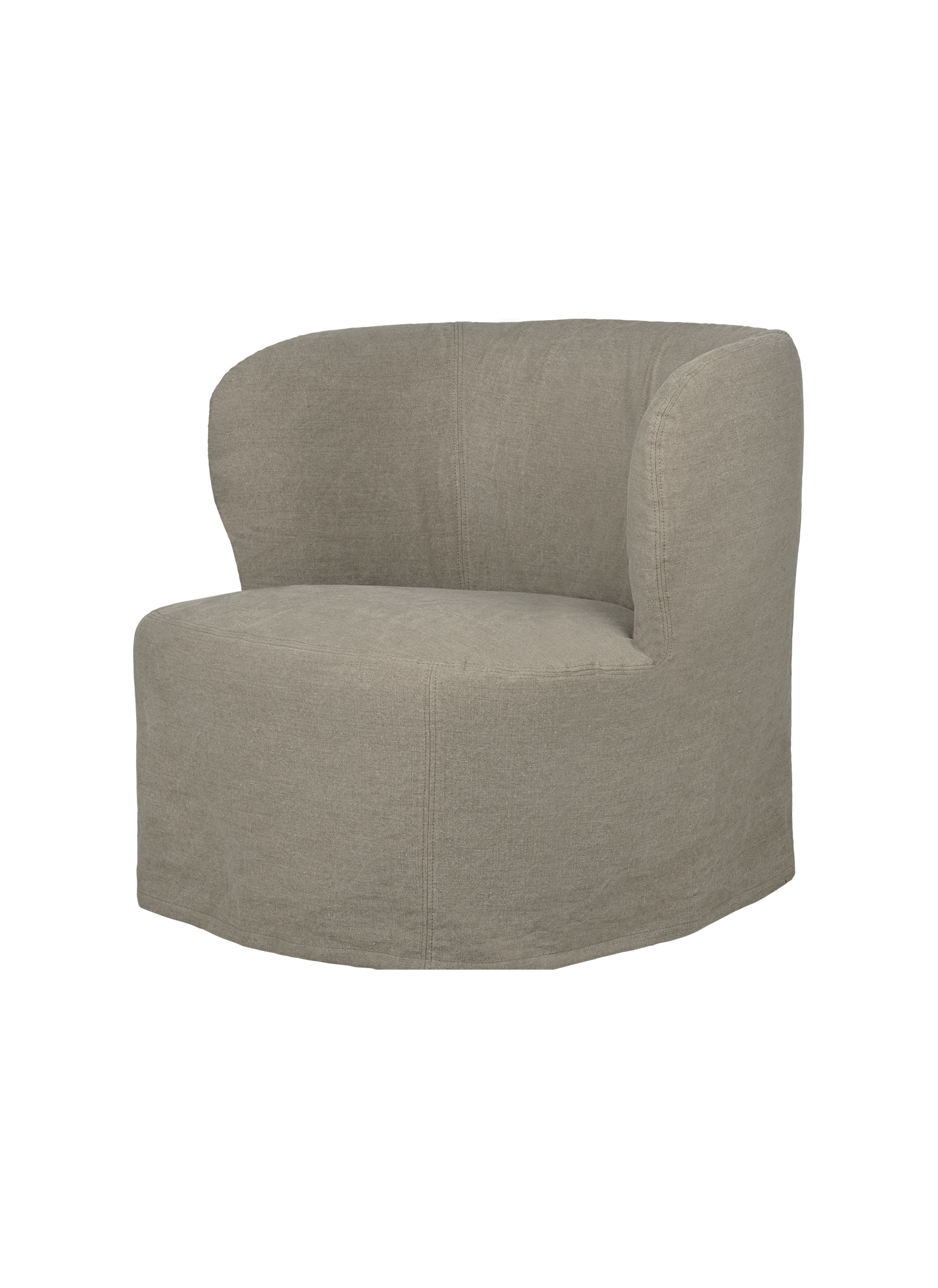 Stay lenestol med løst trekk Large – Linen 0024
