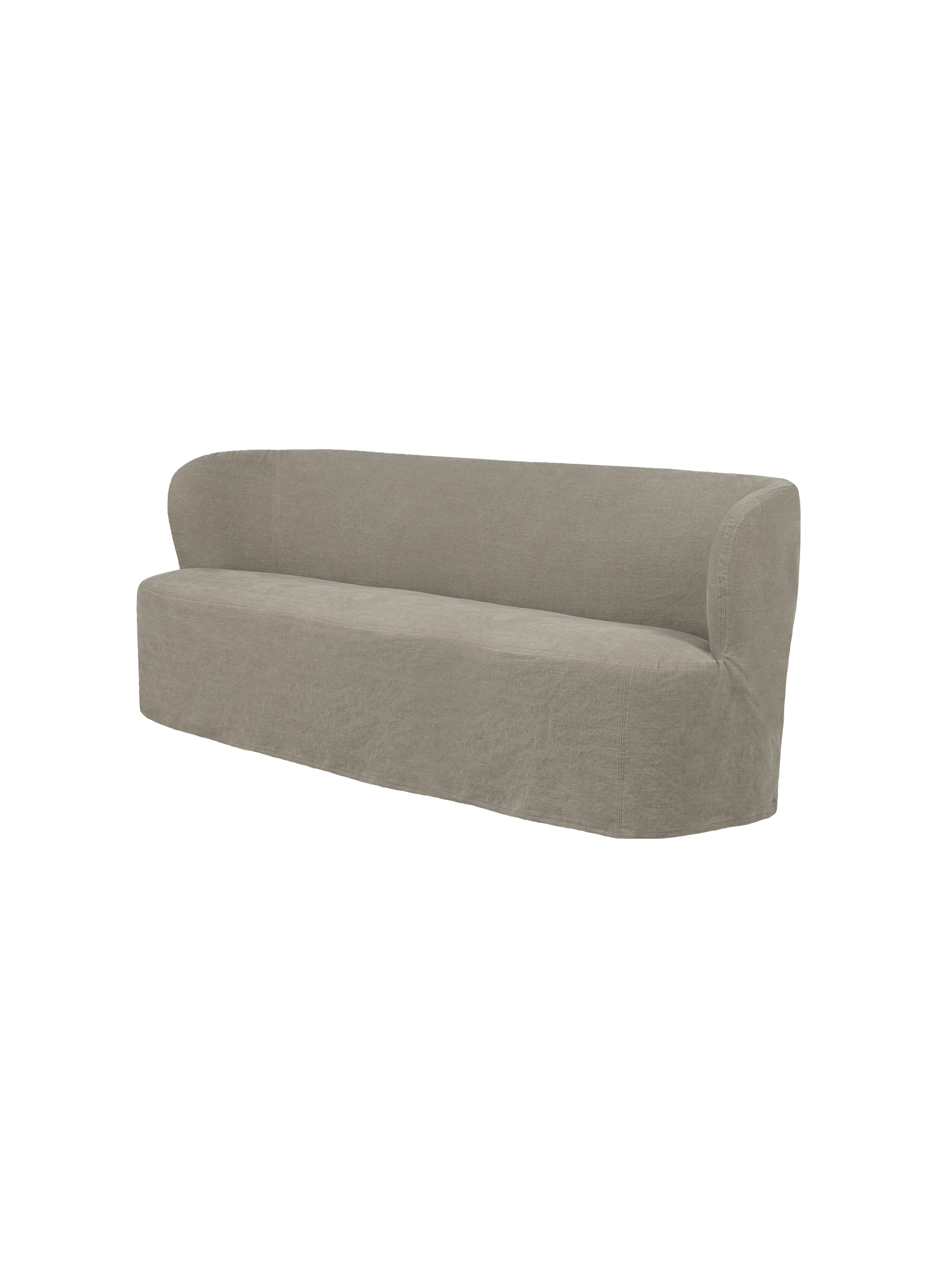 Stay sofa med løst trekk 190 cm – Linen 0024