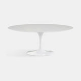 Saarinen Oval Spisebord - Hvit Base - Flere varianter