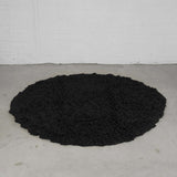 Night Whisperer Rug Round - Black Rock
