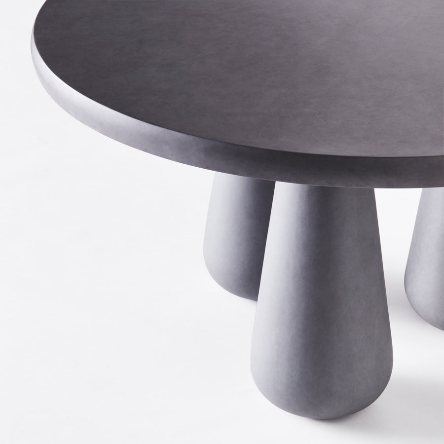 Round Dining Table Grey