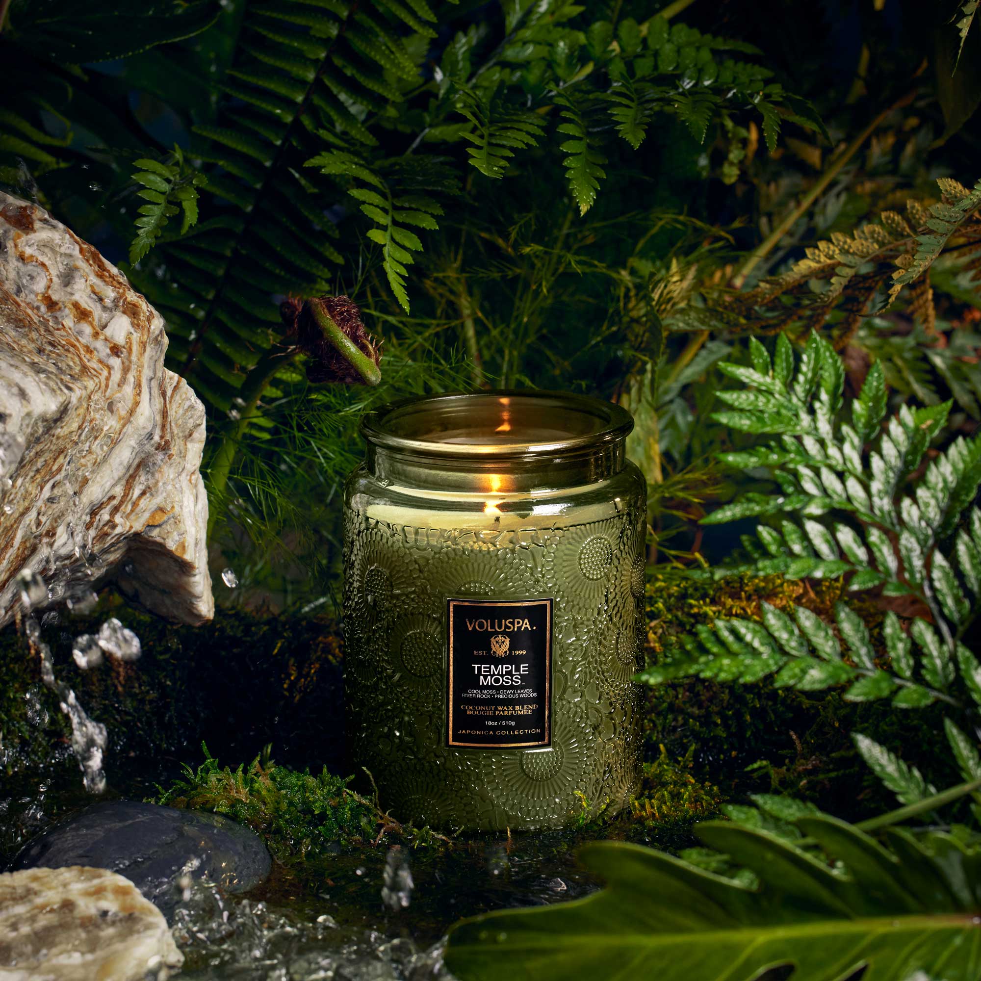 Temple Moss – Duftlys Large Jar – Voluspa