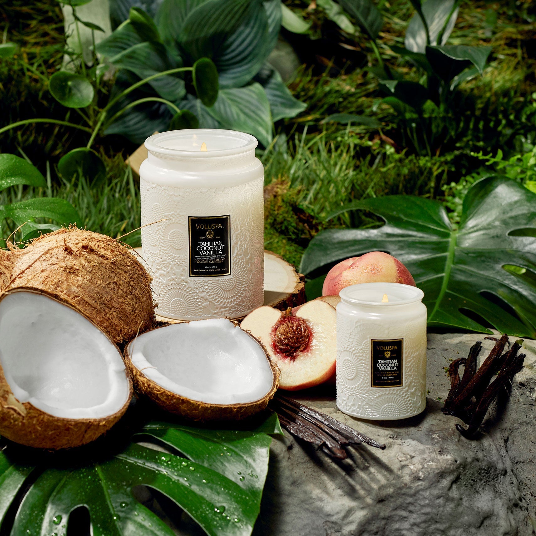 Tahitian Coconut Vanilla – Duftlys Small Jar – Voluspa