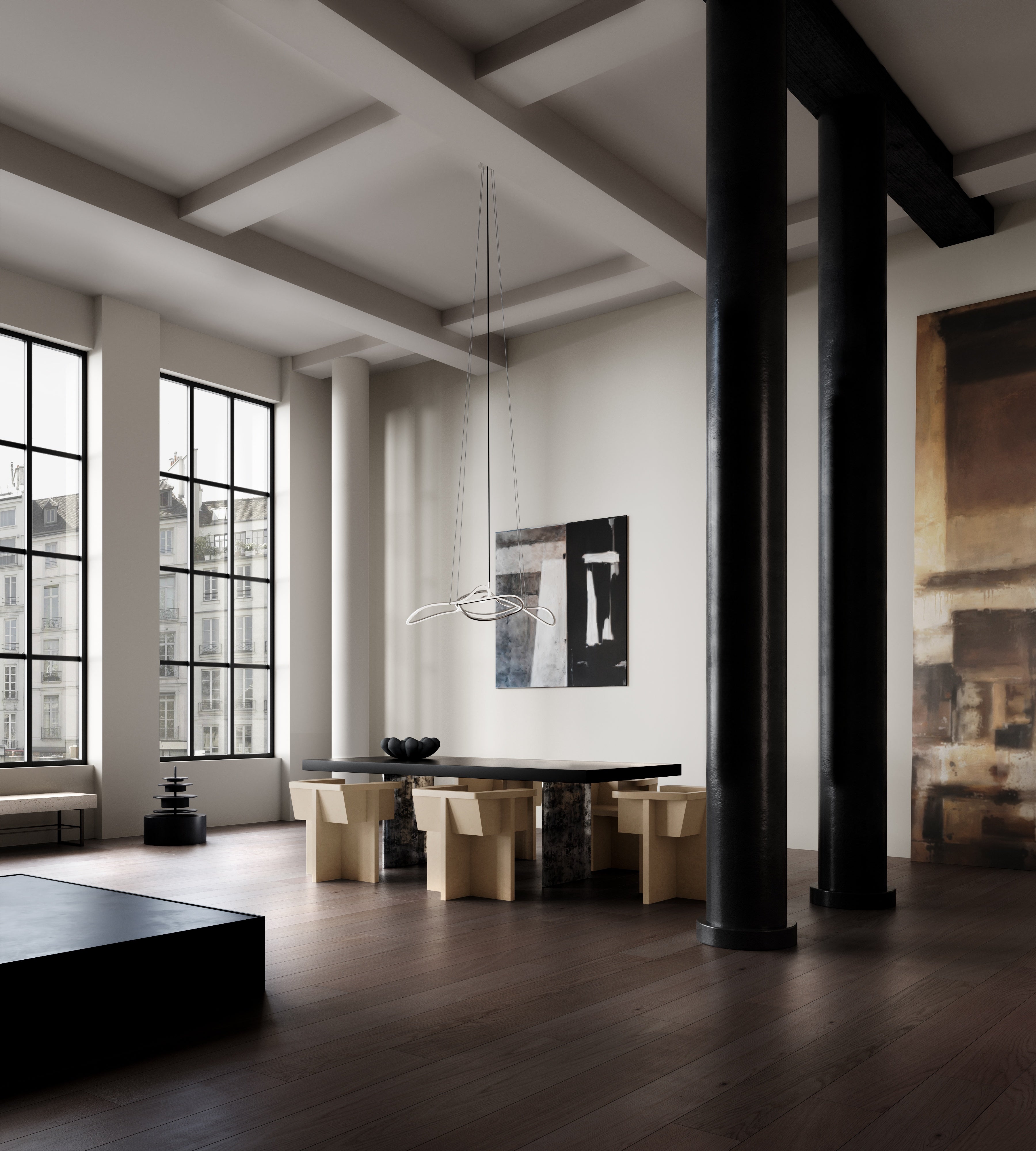 Ghost Chandelier  - Mini - Chrome - Taklampe