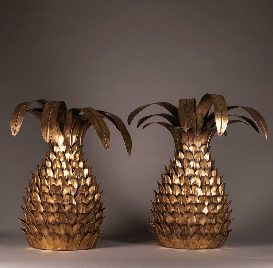 Vintage Pineapple Vegglampe - Utstillingsmodell