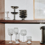 Metall Champagne Coupe Glass