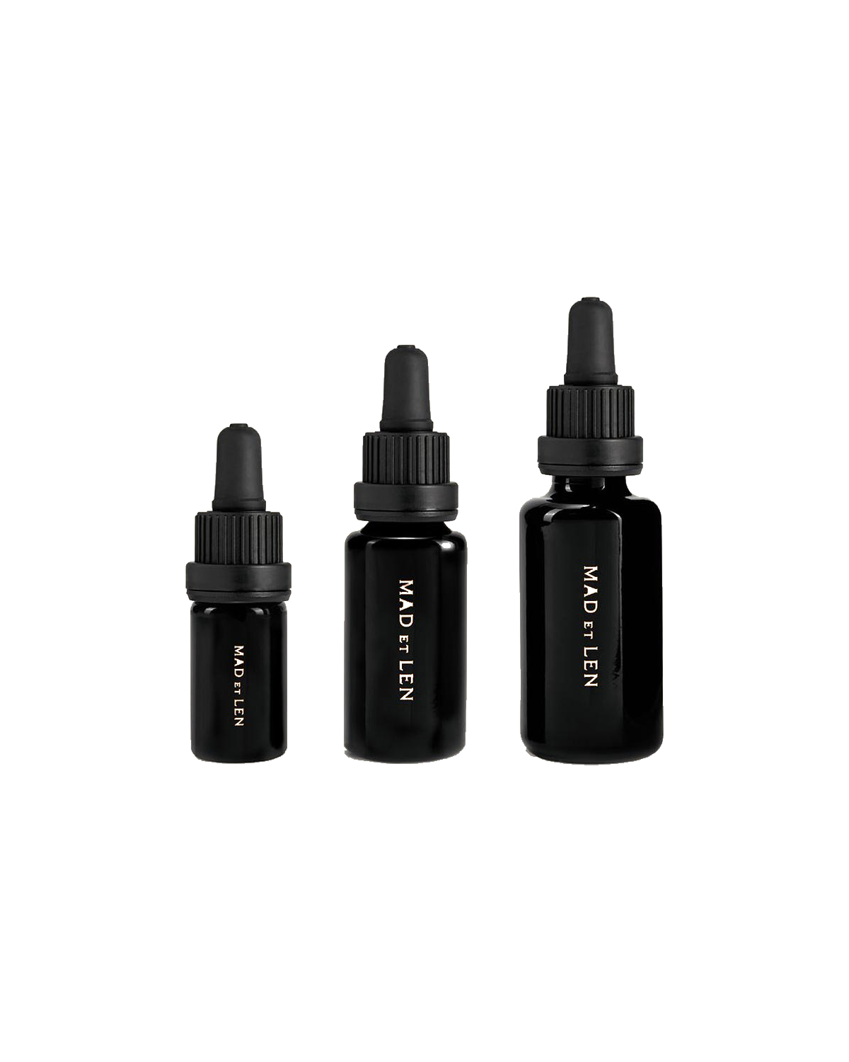MAD et LEN refillserie i flere størrelser – produktet er én flaske på 15 ml