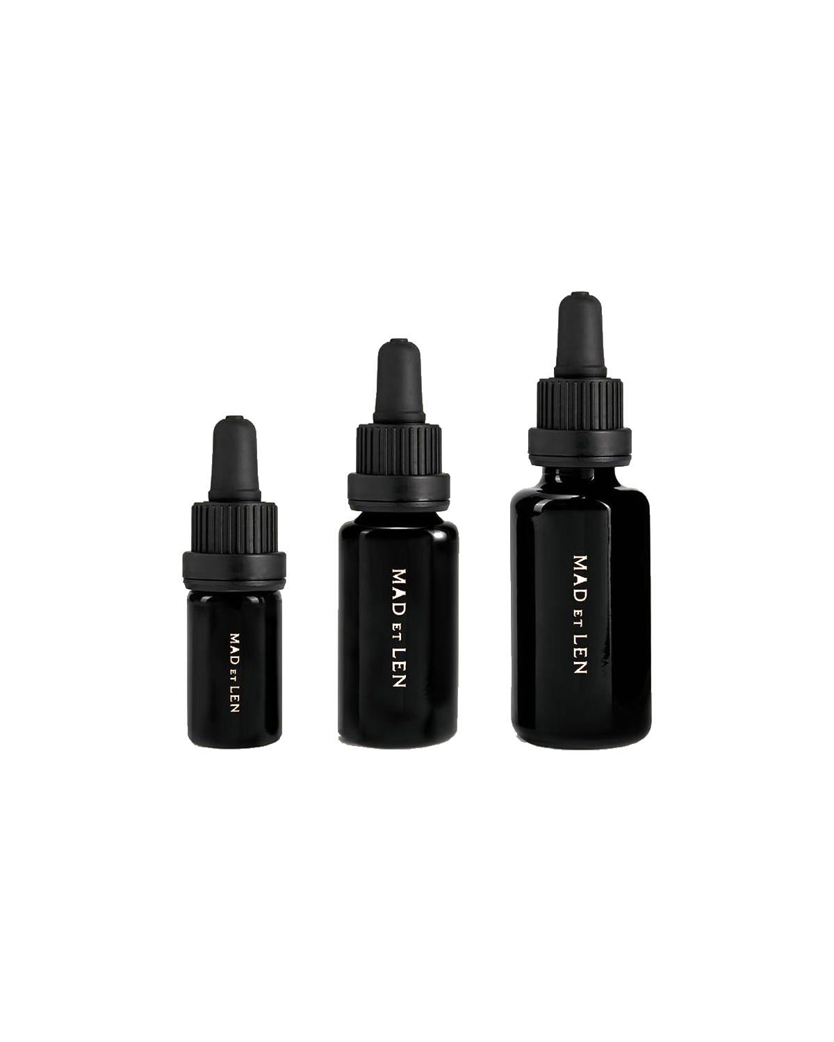 MAD et LEN refillserie i flere størrelser – produktet er én flaske på 15 ml