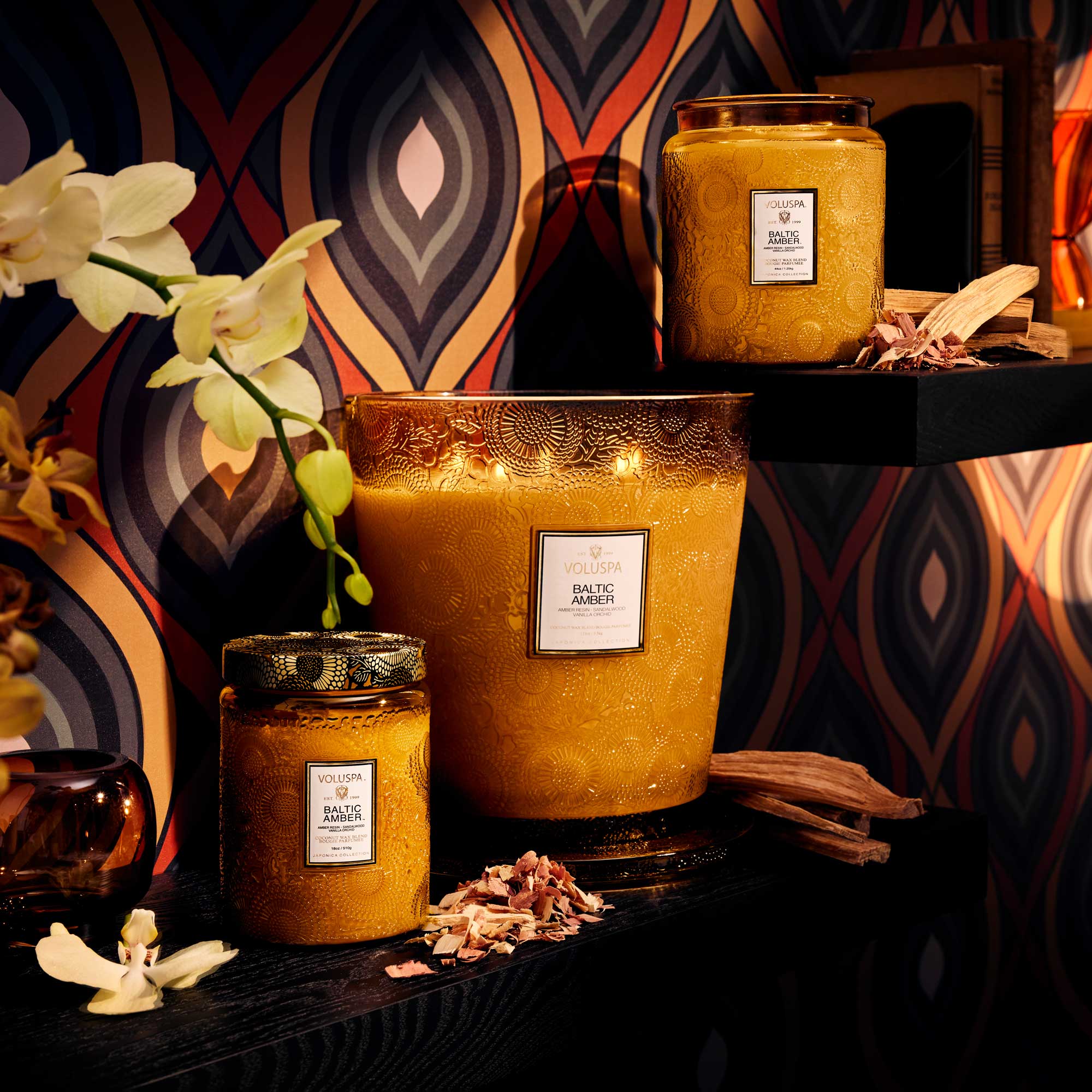 Baltic Amber – Duftlys Large Jar – Voluspa