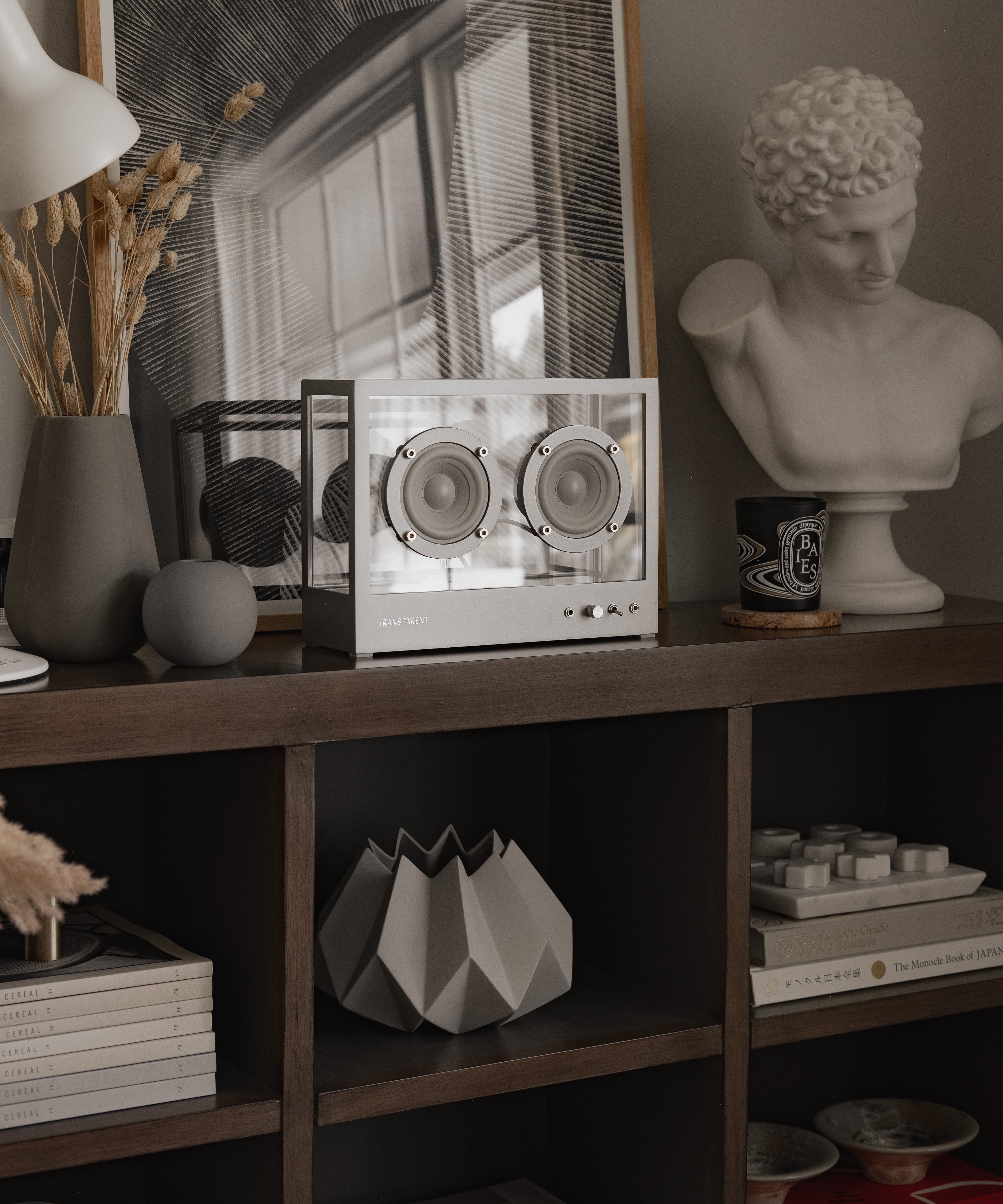Small Transparent Speaker - Metal