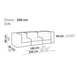 9000 3 Seter Sofa - Flere Varianter