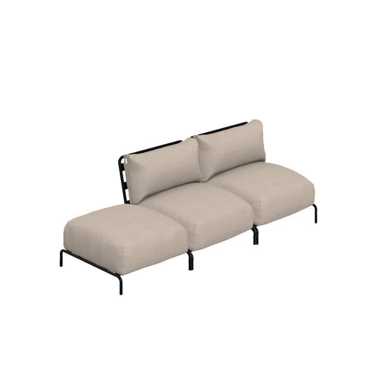 Brick Utendørs 2 Seter Sofa m/puff  - Flere varianter