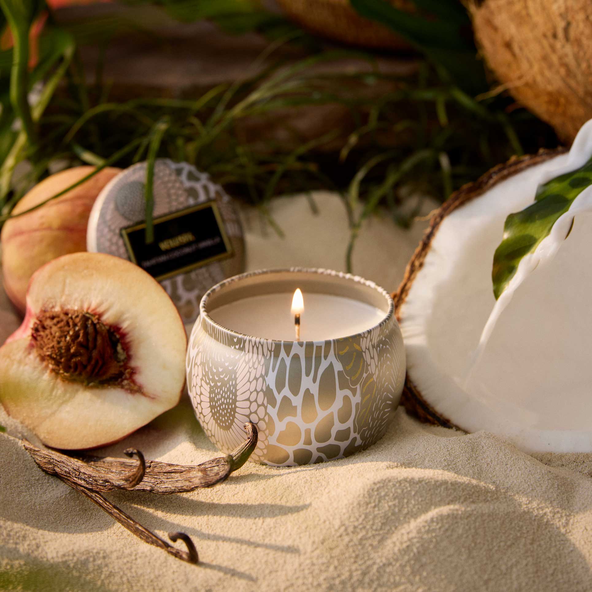 Tahitian Coconut Vanilla – Duftlys Mini Tin – Voluspa