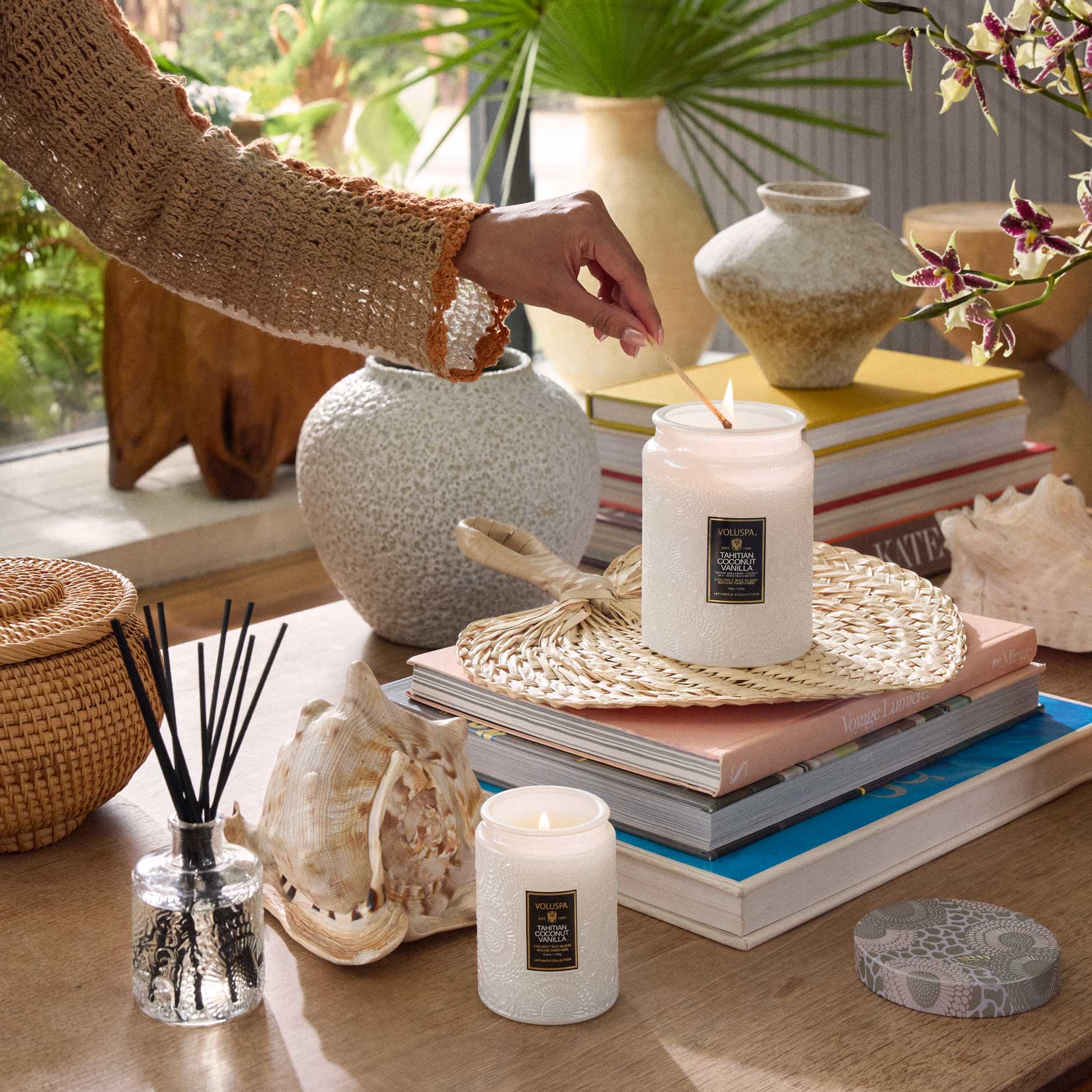 Tahitian Coconut Vanilla – Duftlys Small Jar – Voluspa