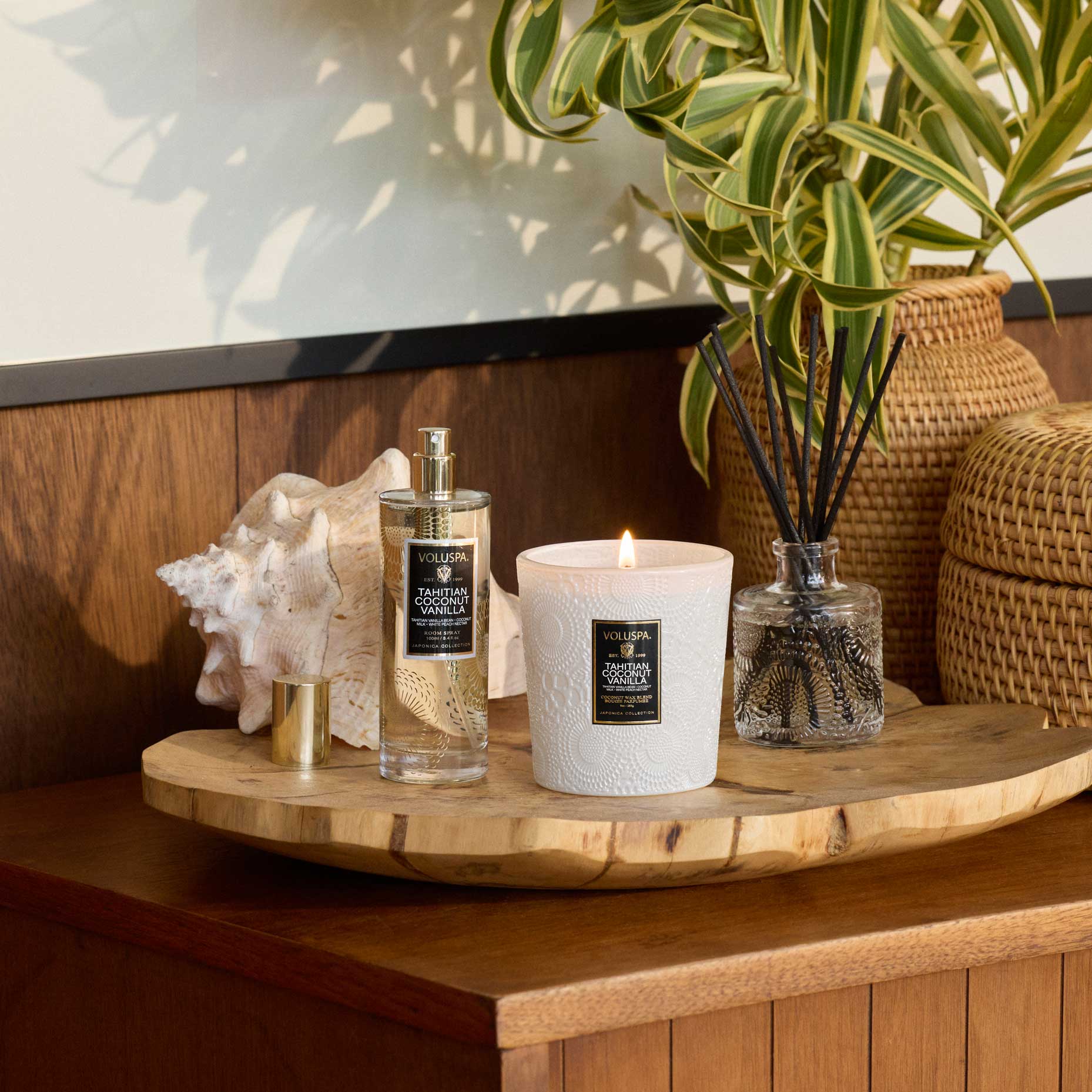 Tahitian Coconut Vanilla – Duftpinner – Voluspa