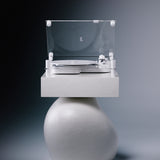 Transparent Turntable - White
