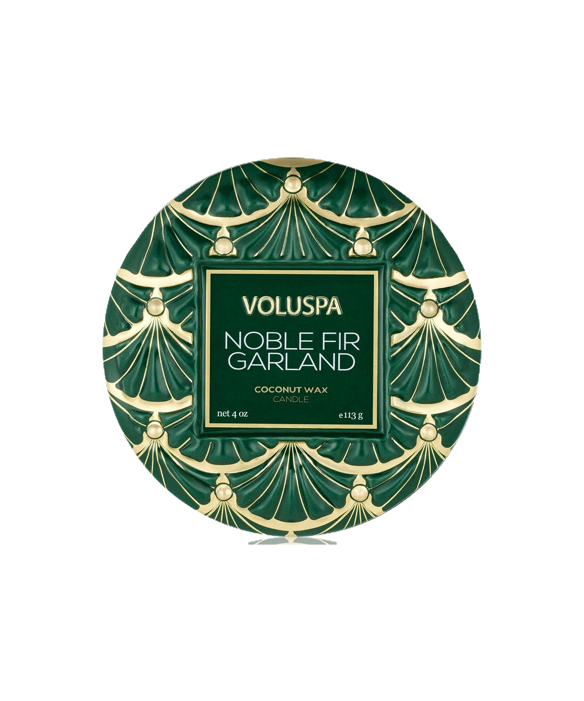 Noble Fir Garland – Duftlys Mini Tin – Voluspa
