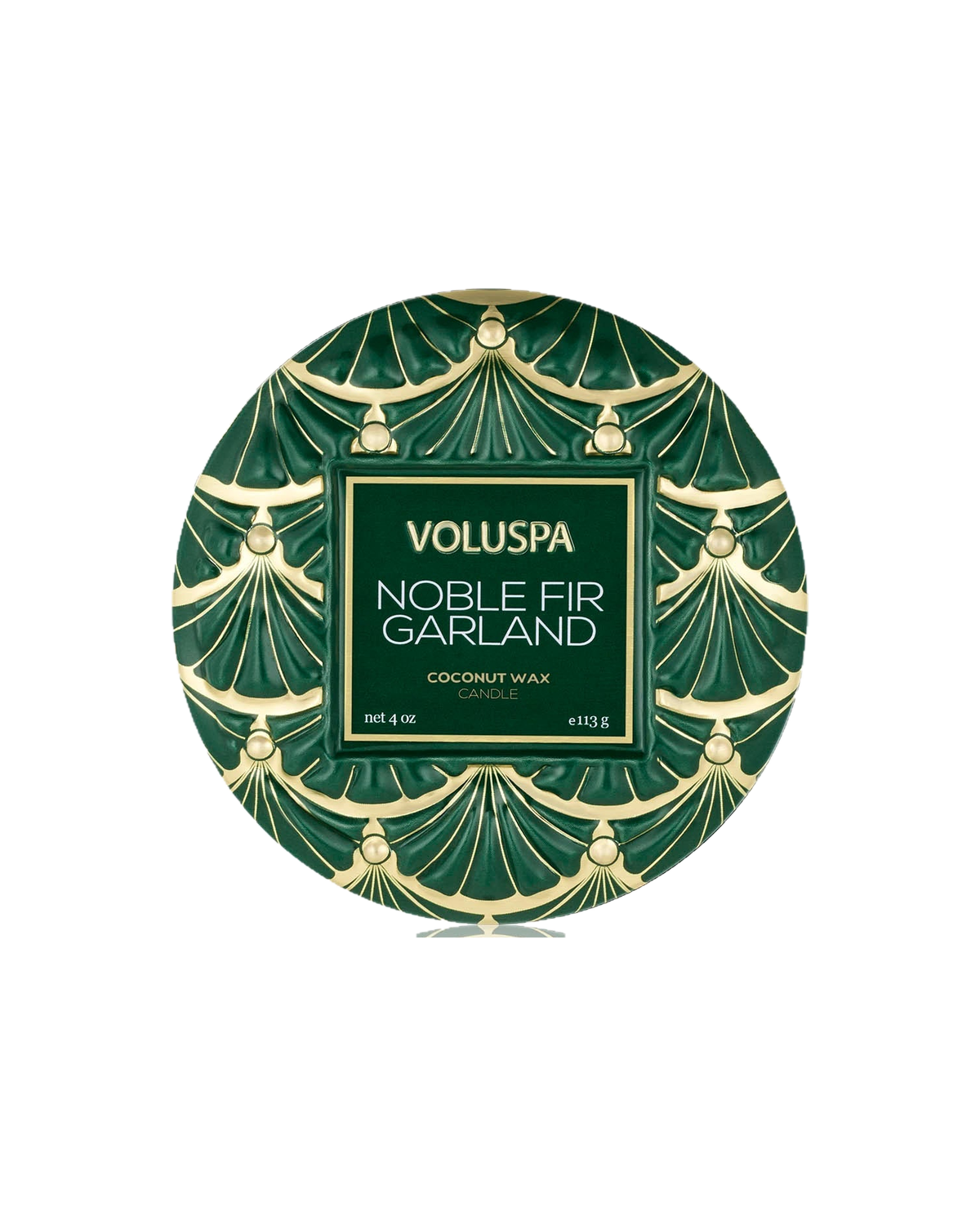 Noble Fir Garland – Duftlys Mini Tin – Voluspa