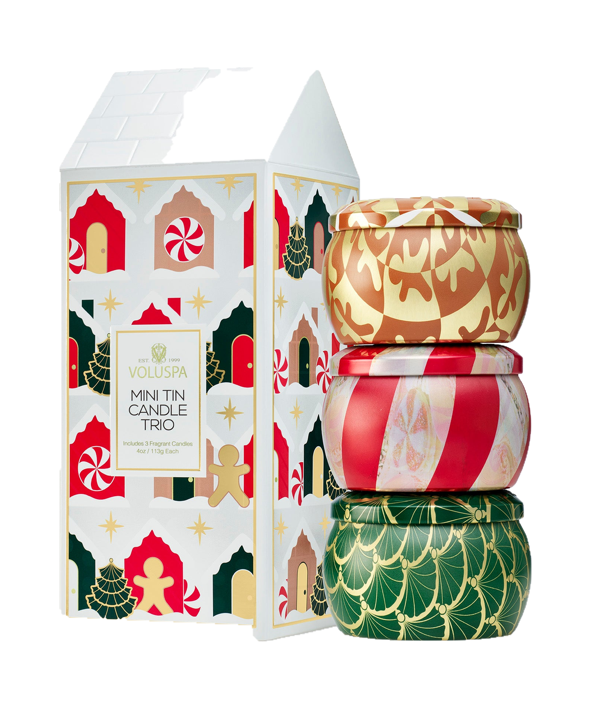 Holiday Mini Tin Trio – Gavesett – Voluspa