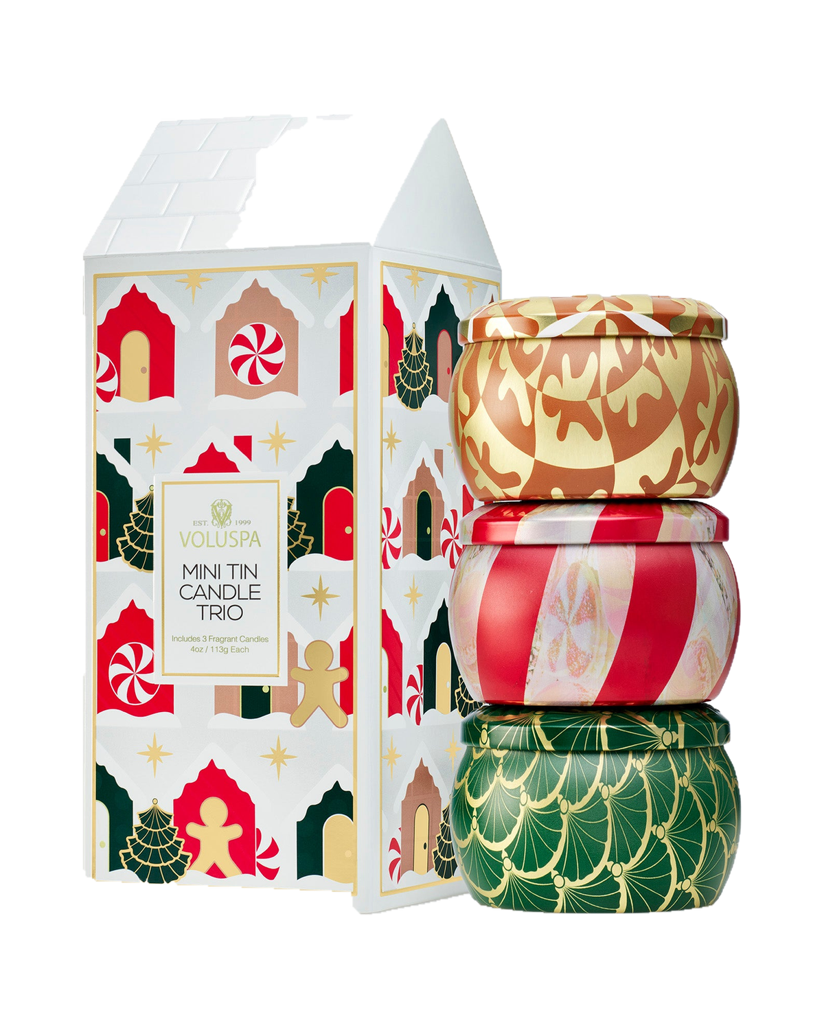 Holiday Mini Tin Trio – Gavesett – Voluspa