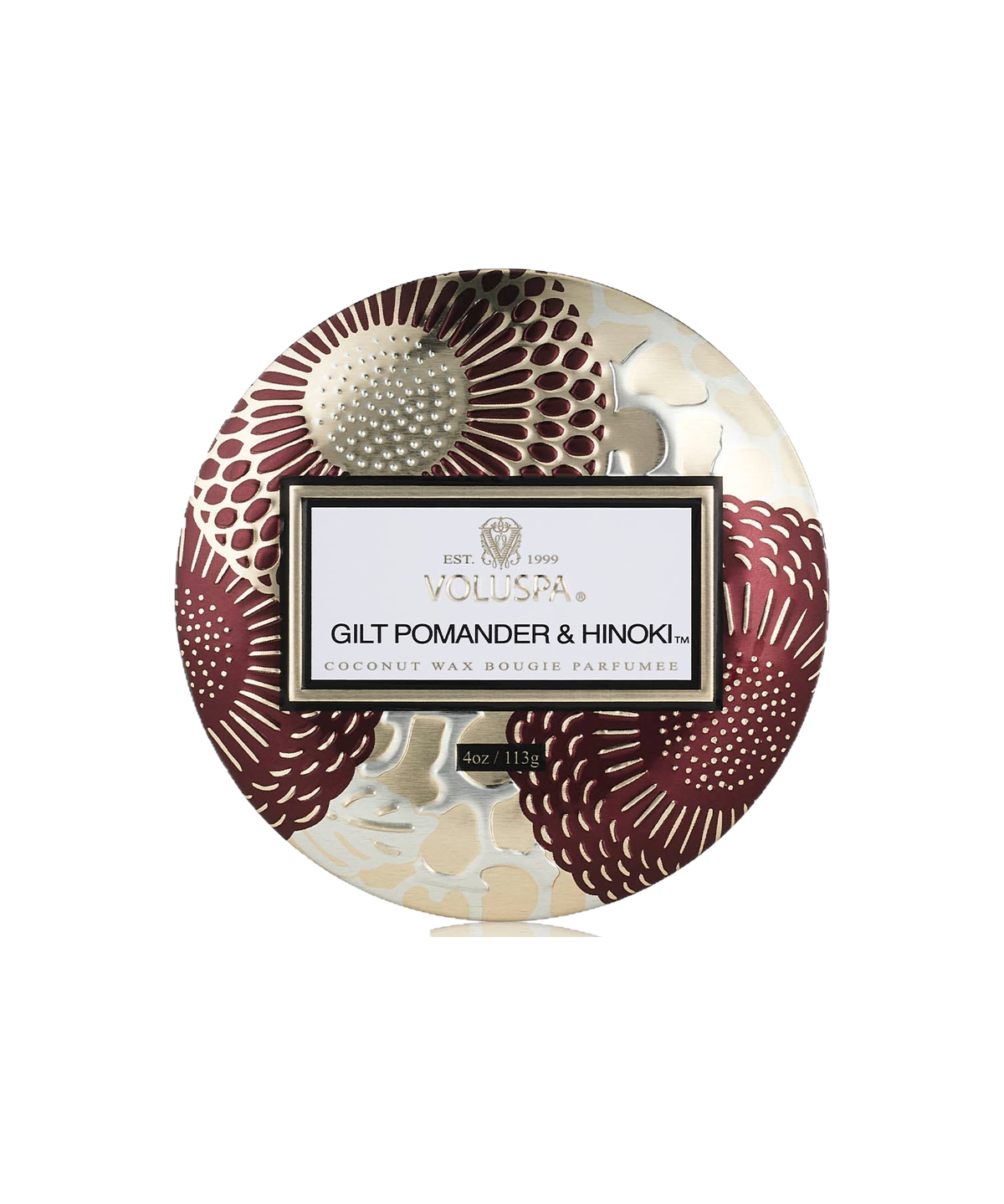 Gilt Pomander & Hinoki – Duftlys Mini Tin – Voluspa