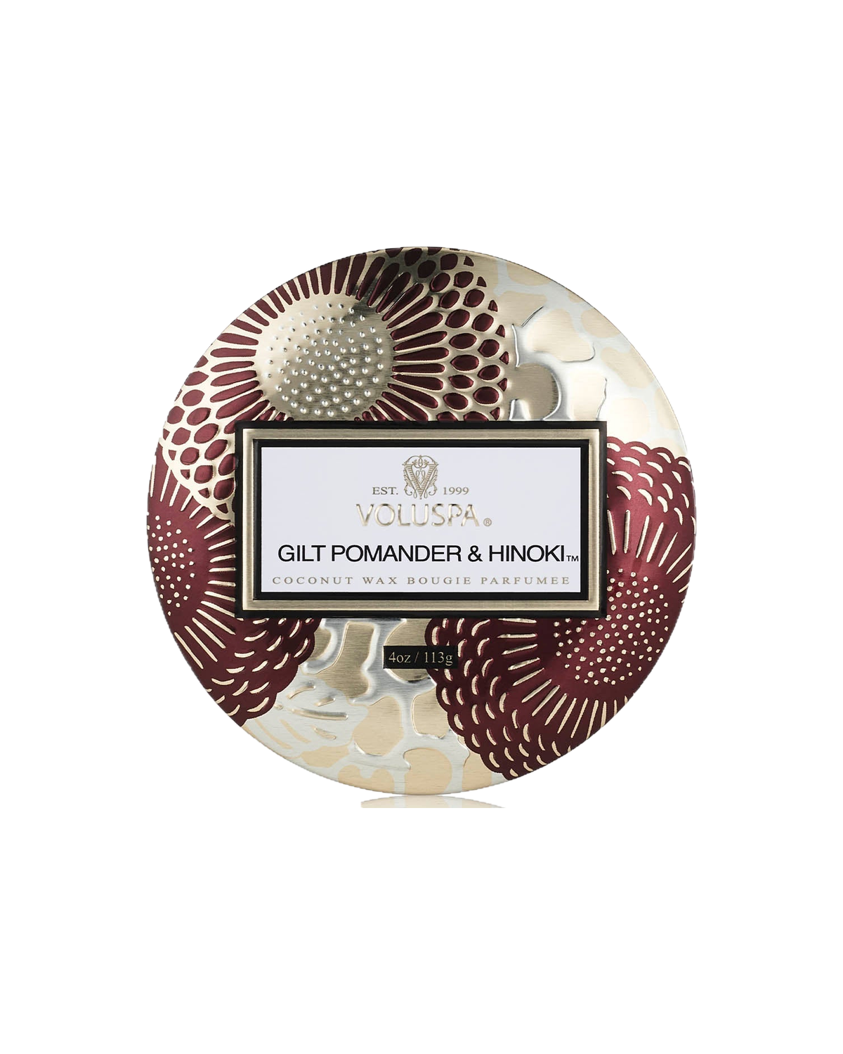 Gilt Pomander & Hinoki – Duftlys Mini Tin – Voluspa