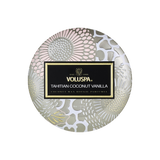 Tahitian Coconut Vanilla – Duftlys Mini Tin – Voluspa