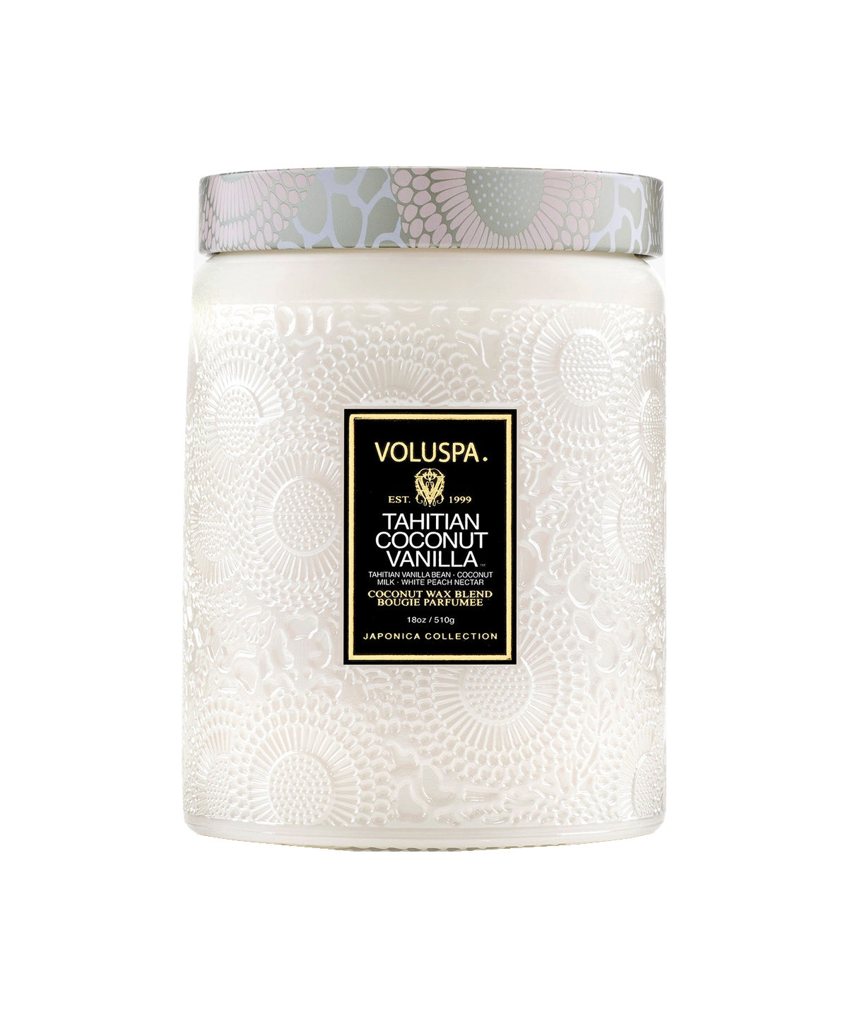 Tahitian Coconut Vanilla – Duftlys Large Jar – Voluspa