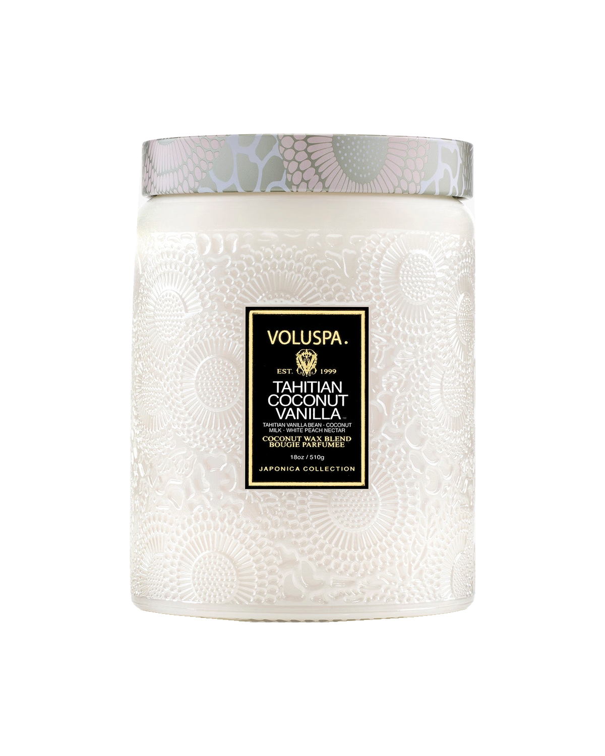 Tahitian Coconut Vanilla – Duftlys Large Jar – Voluspa