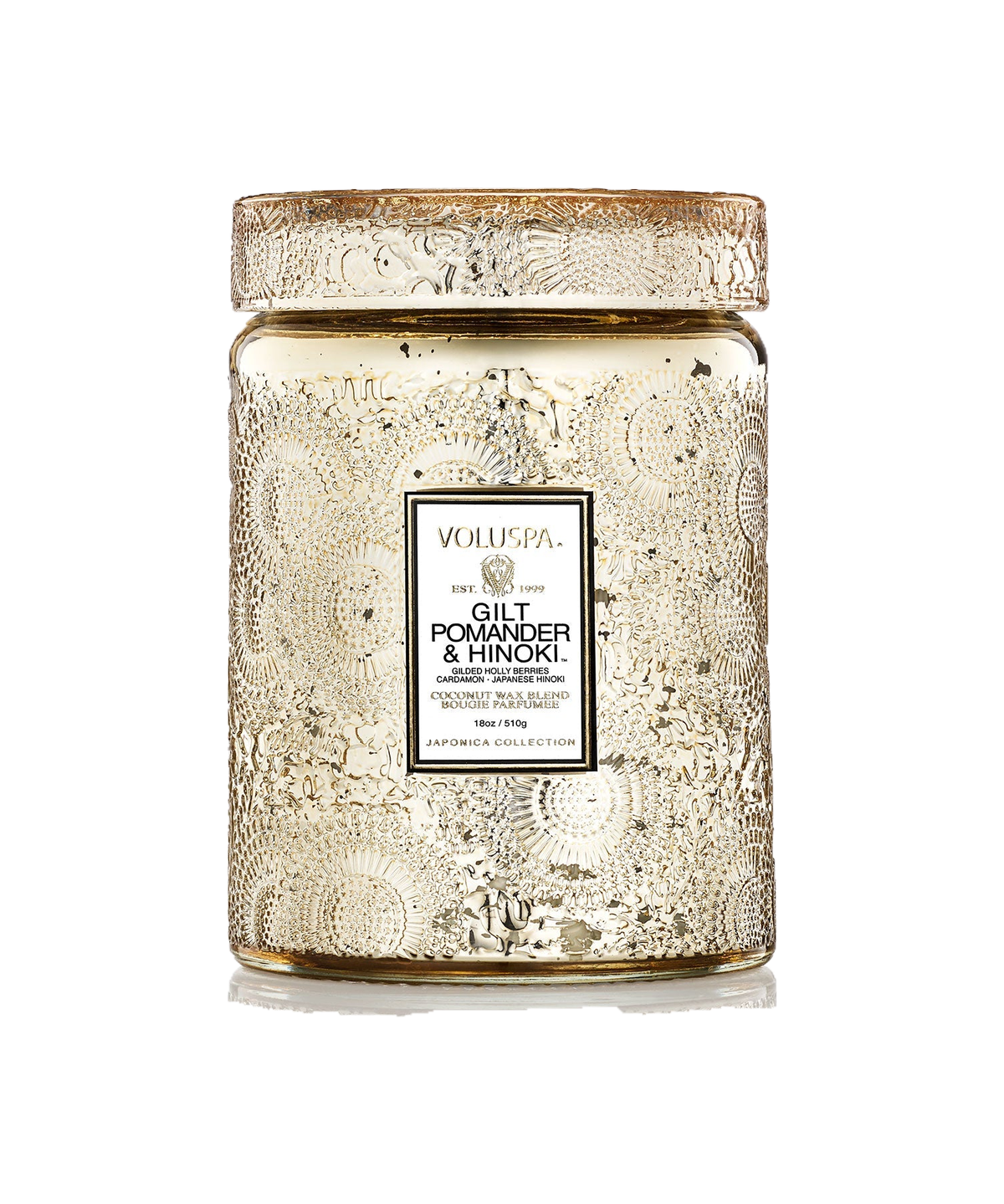 Gilt Pomander & Hinoki – Duftlys Large Jar – Voluspa
