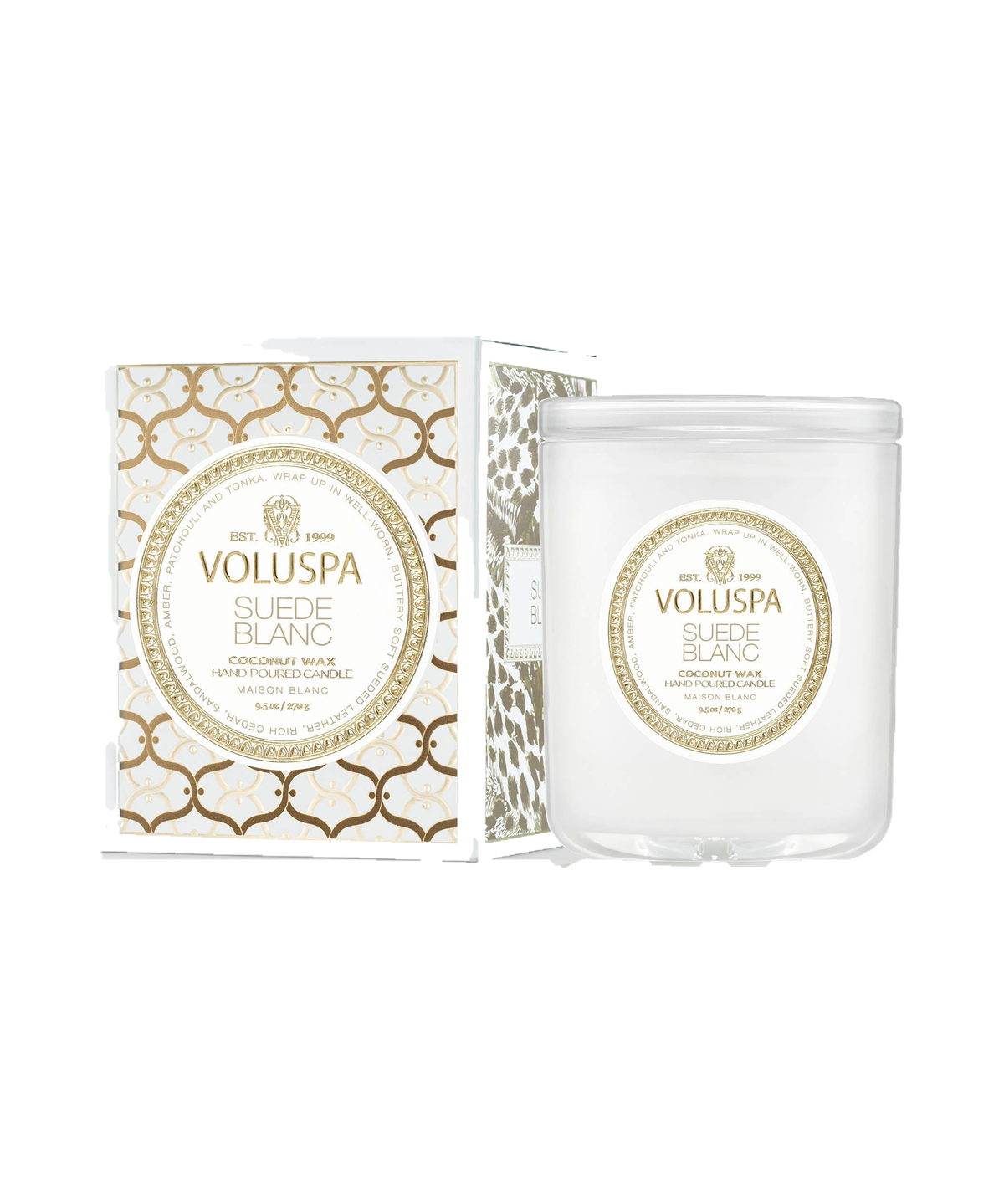 Suede Blanc – Duftlys Classic – Voluspa