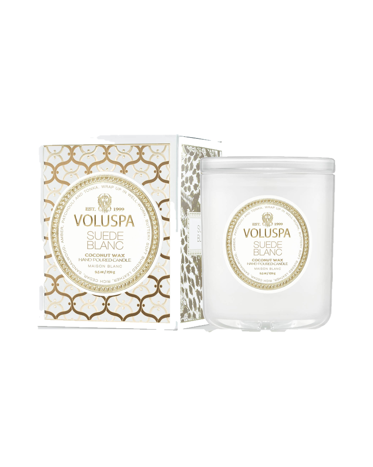 Suede Blanc – Duftlys Classic – Voluspa