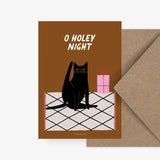 Kort - Cats - Holey Night