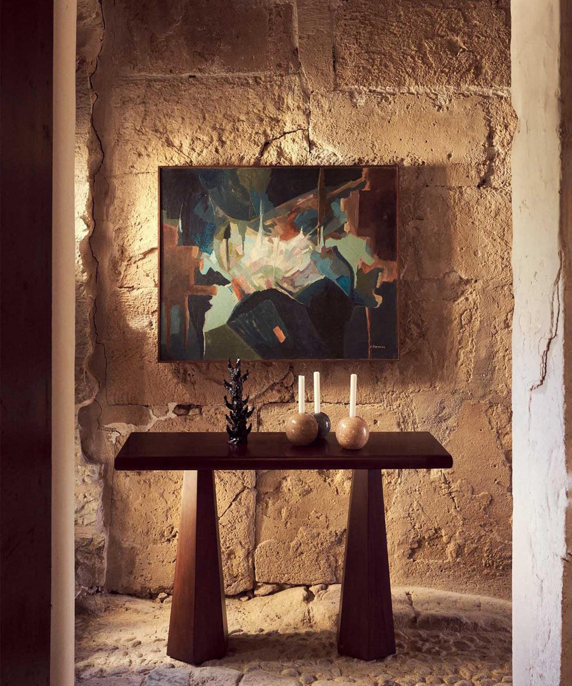 Hexagon Console Table - Flere varianter